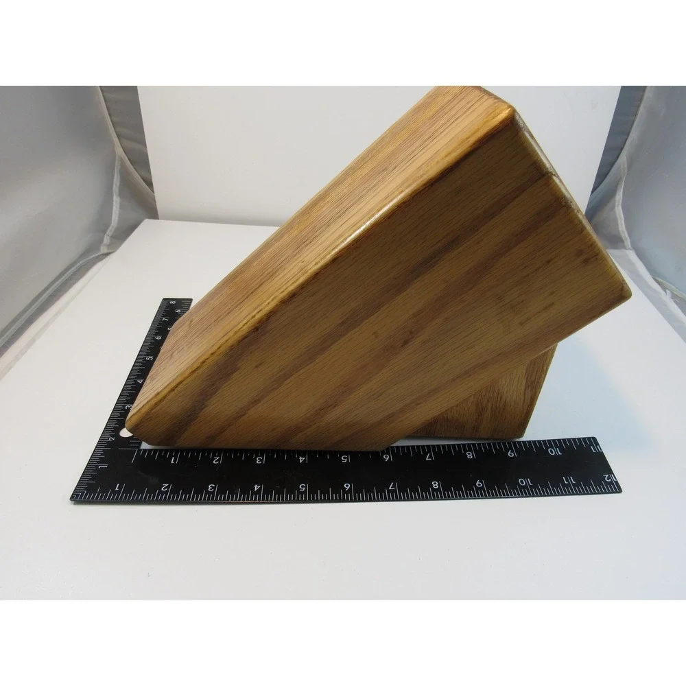 Cutco Wooden Knife Block Stand Organizer Holder Kitchen Countertop